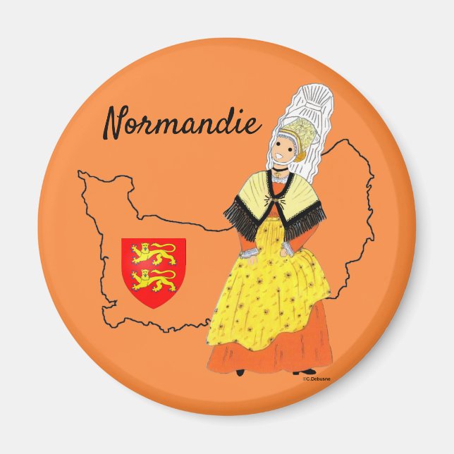 Normandie, Dieppe, France Magnet (Front)