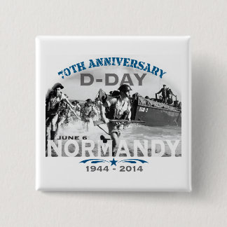 Normandy 70th D-Day Anniversary 15 Cm Square Badge