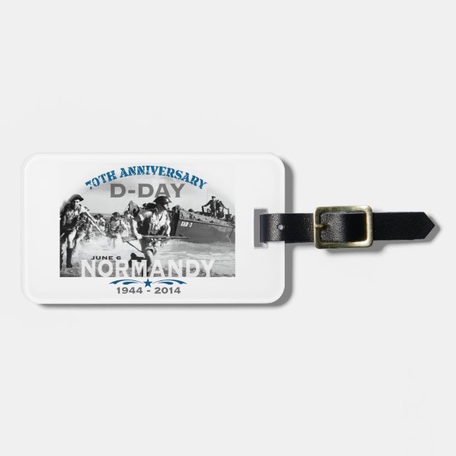 Normandy 70th D-Day Anniversary Luggage Tag (Front Horizontal)