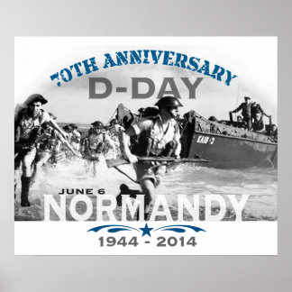 Normandy 70th D-Day Anniversary Poster