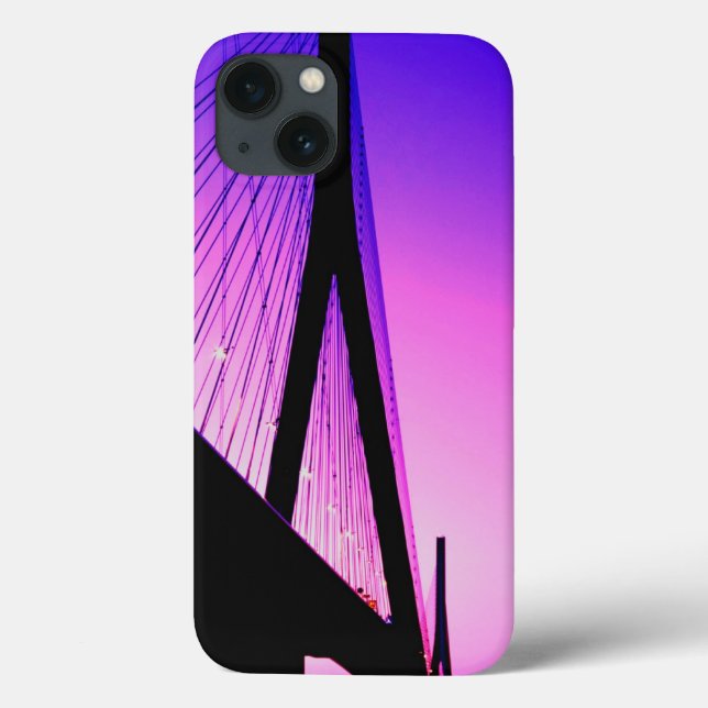 Normandy Bridge, Le Havre, France Case-Mate iPhone Case (Back)