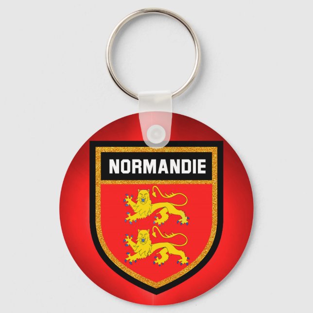 Normandy Flag Key Ring (Front)