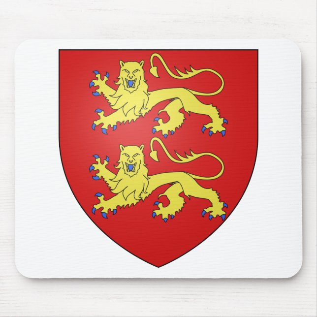 Normandy (France) Coat of Arms Mouse Pad (Front)
