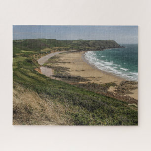 Normandy France Jigsaw Puzzle - Ecalgrain Bay
