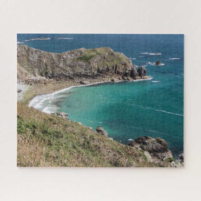 Normandy France Jigsaw Puzzle - Nez Jobourg coast (Horizontal)