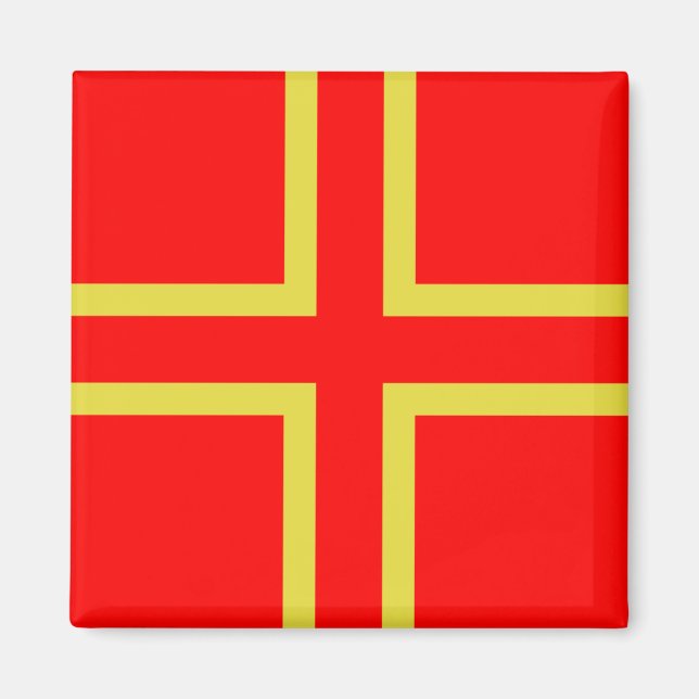 Normandy Magnet - Flag of Saint Olaf (Front)