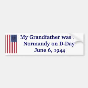 Normandy on D-Day Bumper Sticker