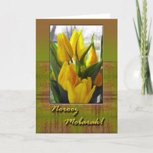 Norooz Mobarak, Spring Tulips Card