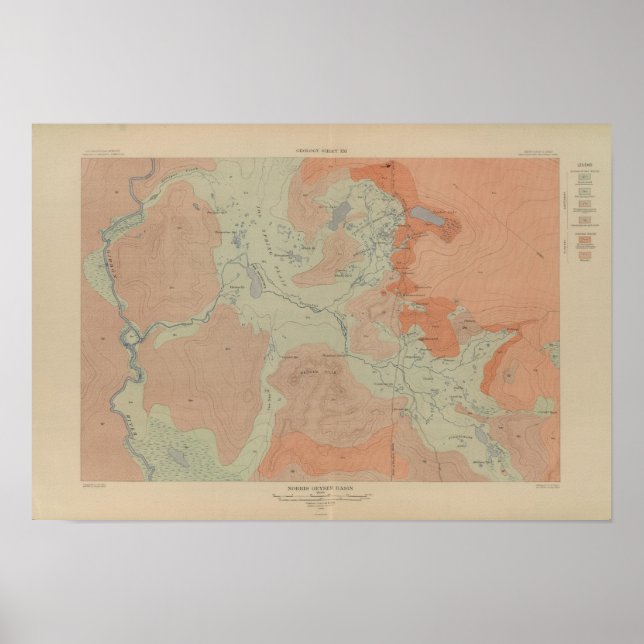 Norris Geyser Basin Poster (Front)