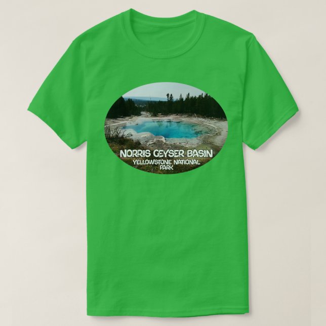 Norris Geyser Basin TShirt (Design Front)