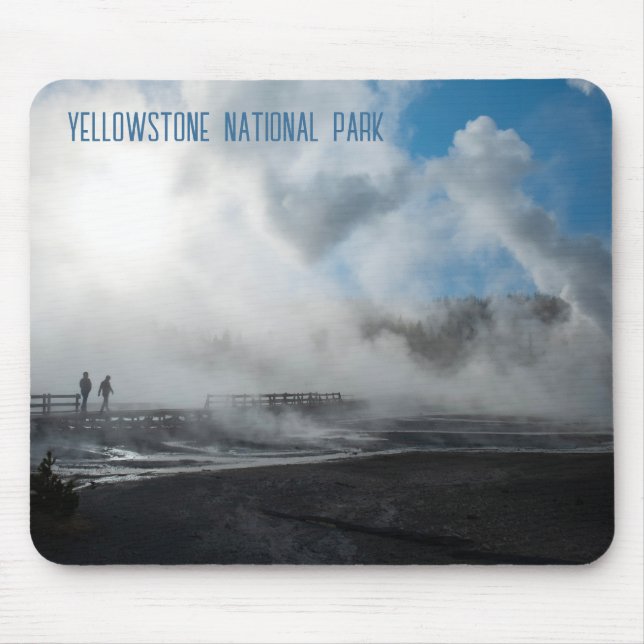 Norris Geyser Basin Yellowstone National Park Mouse Pad (Front)