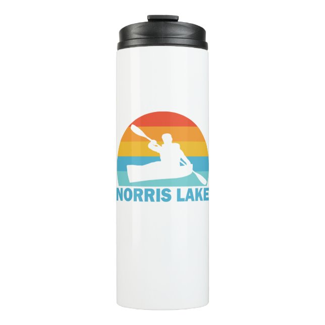 Norris Lake Tennessee Kayak Thermal Tumbler (Front)