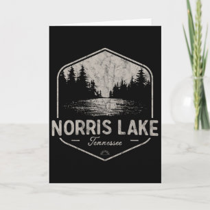 Norris Lake Tennessee Outdoors Vintage Card