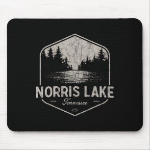 Norris Lake Tennessee Outdoors Vintage Mouse Pad