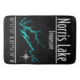 Norris Lake Tennessee Shoreline Map Coordinates Bath Mat