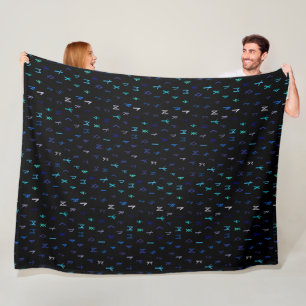 Norse At Night Fleece Blanket