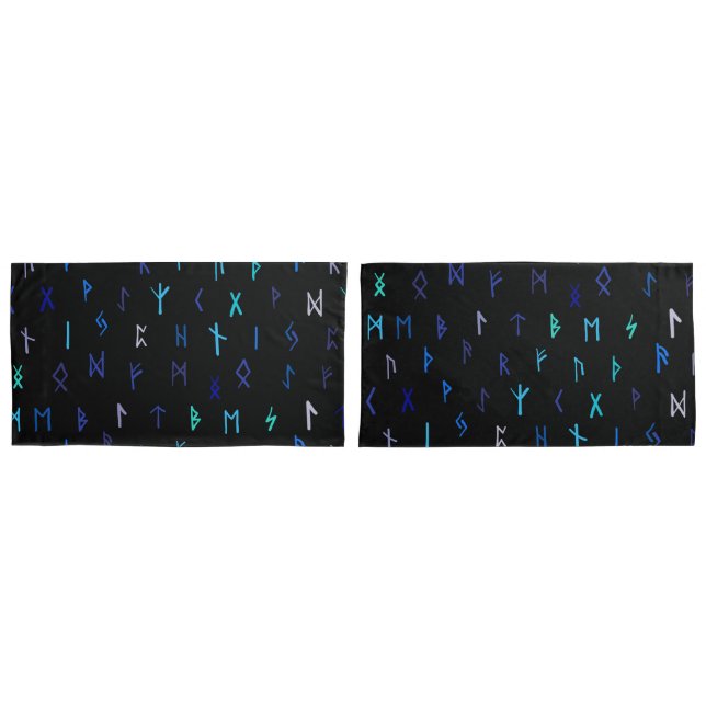Norse At Night Pillowcases (Front-Set)