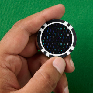Norse At Night Poker Chips