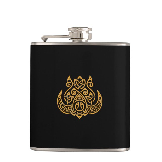 Norse Boar Flask (Front)