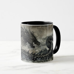 Norse Dragon Viking Samhain Halloween Mug