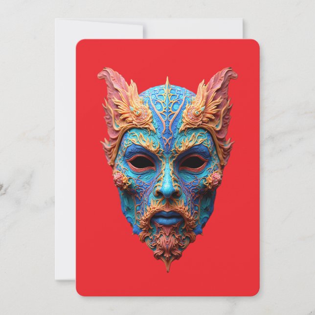 Norse God Odin Invitation (Front)