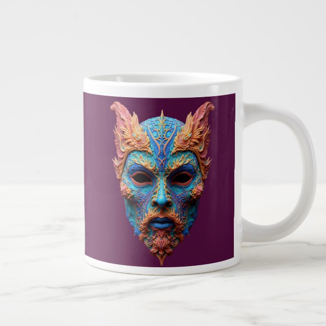 Norse God Odin Large Coffee Mug (Right)