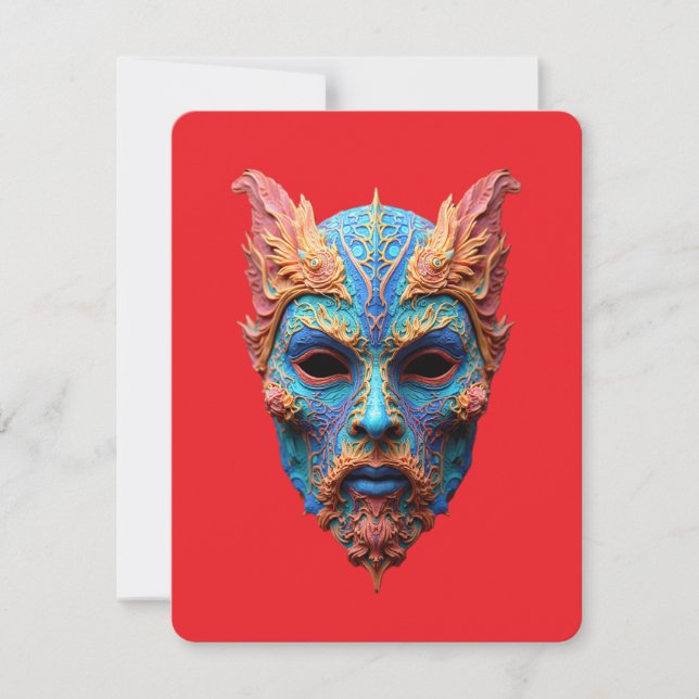 Norse God Odin RSVP Card (Front)