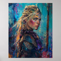 Norse Goddess Freyja, Queen of Valkyries, Blonde"