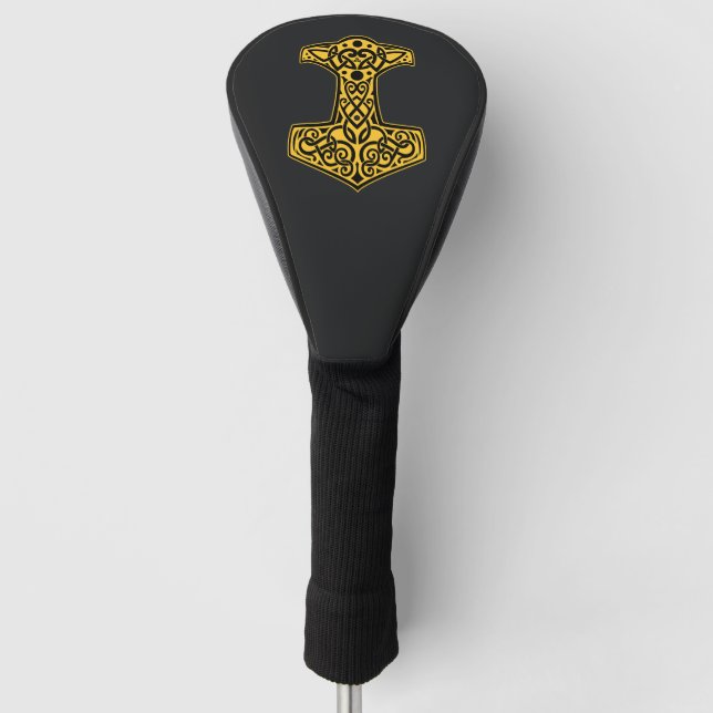 Norse Hammer Golf Head Cover (Front)