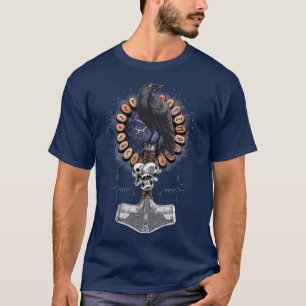 Norse Hammer Raven T-Shirt