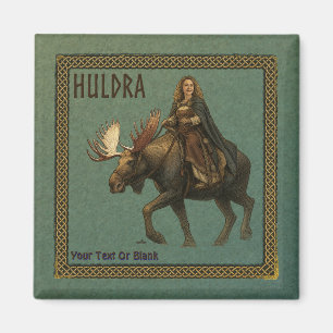 Norse Huldra Forest Woman Magnet