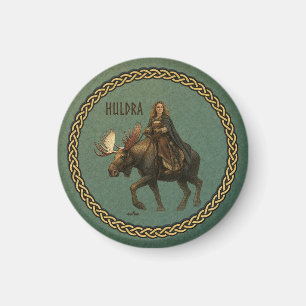 Norse Huldra Forest Woman Magnet