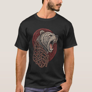 Norse Knotwork Bear u2013 Nordic Viking T-Shirt