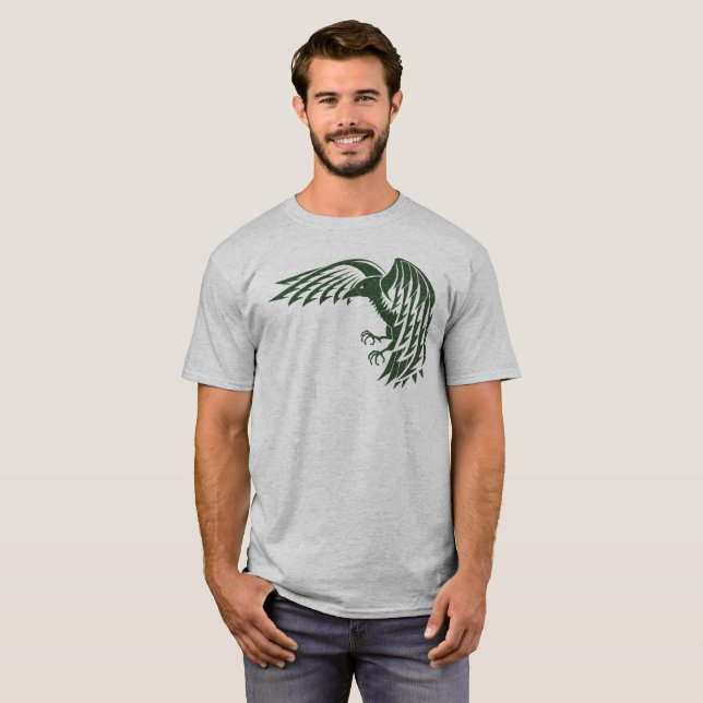 Norse Leaf Raven T-Shirt (Front Full)