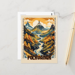 Norse Mythology Freyja's Realm Folkvangr Postcard