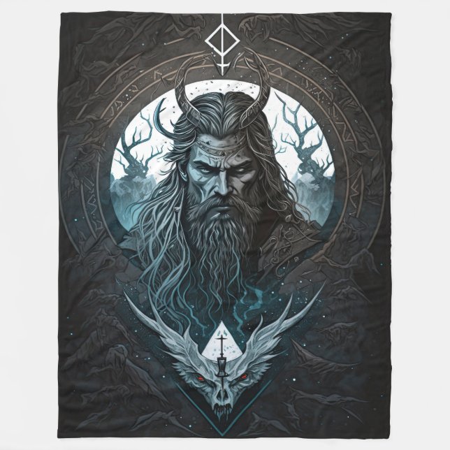 Norse Mythology Loki Blanket (Front)