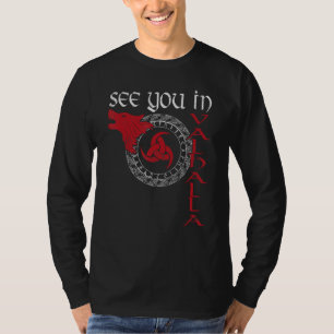 Norse Mythology Odin s Horns Gjallarhorn Valhalla T-Shirt