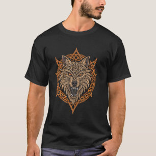 Norse Mythology Viking Fenrir Wolf - Ancient Norse T-Shirt