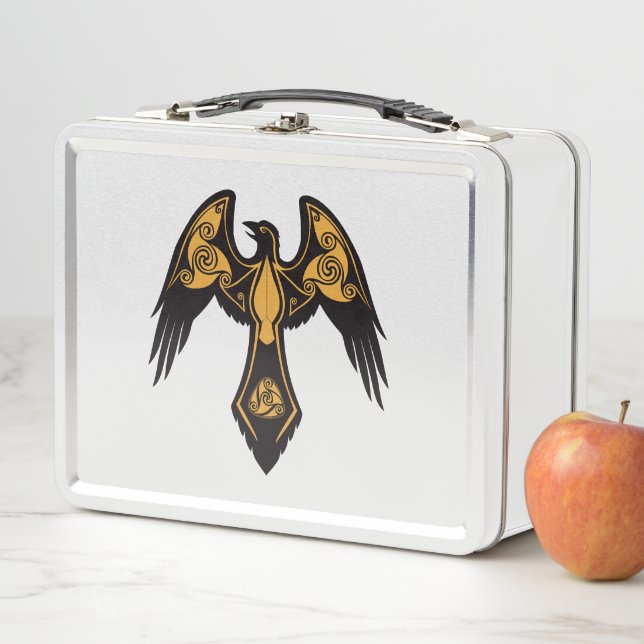 Norse Raven Metal Lunch Box (In Situ)