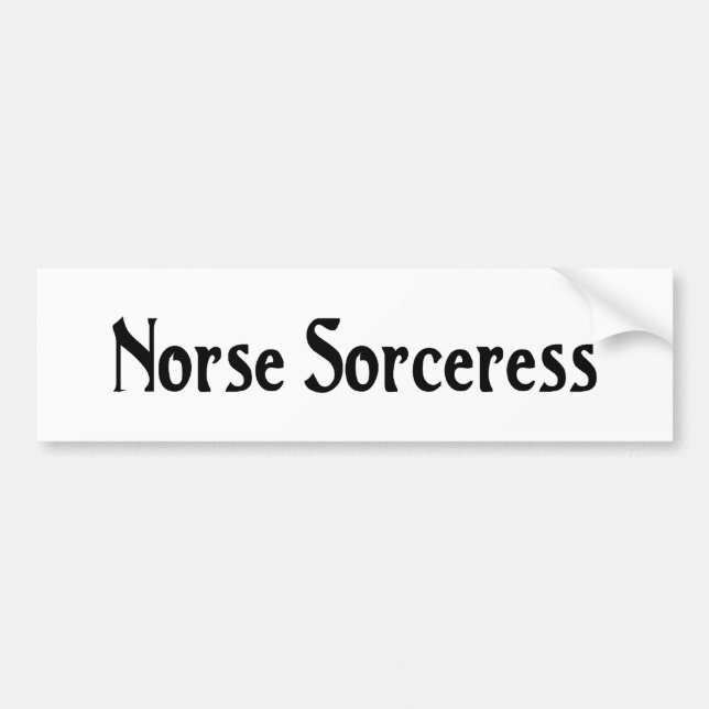 Norse Sorceress Sticker (Front)