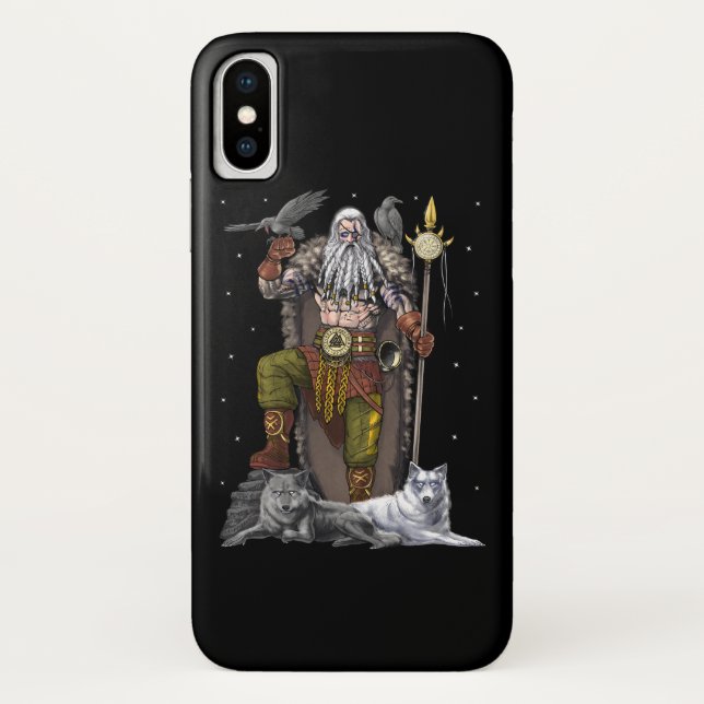 Norse Viking God Odin Case-Mate iPhone Case (Back)