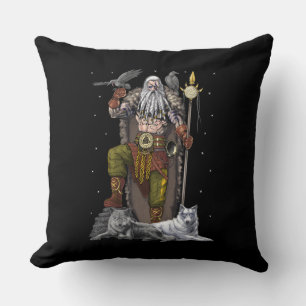 Norse Viking God Odin Cushion