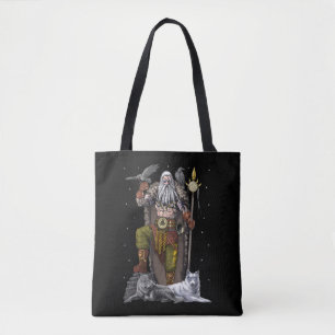 Norse Viking God Odin Tote Bag