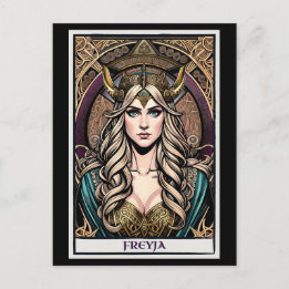 Norse Viking Goddess Freyja Postcard