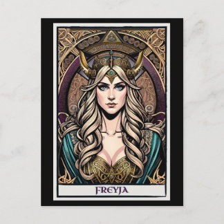 Norse Viking Goddess Freyja Postcard