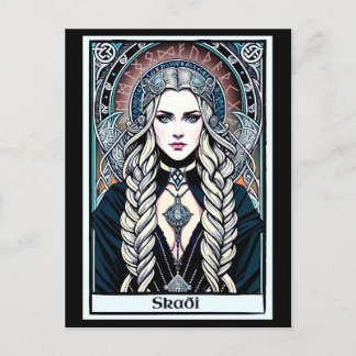 Norse Viking Goddess Skadi Postcard