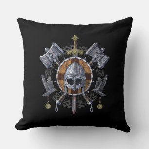 Norse Viking Warrior Armoury Cushion