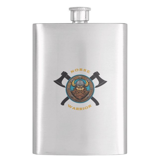 Norse Warrior Flask (Front)