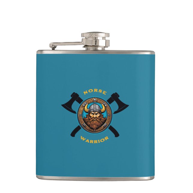 Norse Warrior Flask (Front)