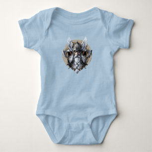 Norse Warrior God Odin Baby Bodysuit